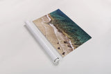Sand and Sea by Debra Van Swearingen. shown as a rolled paper print. Available as archival giclee rolled canvas, fine art paper, or poster print. SKU 42504i.
