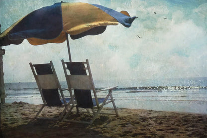 Sea For Two by Debra Van Swearingen. SKU 47845i. Archival Giclee Fine art print for wall decor.