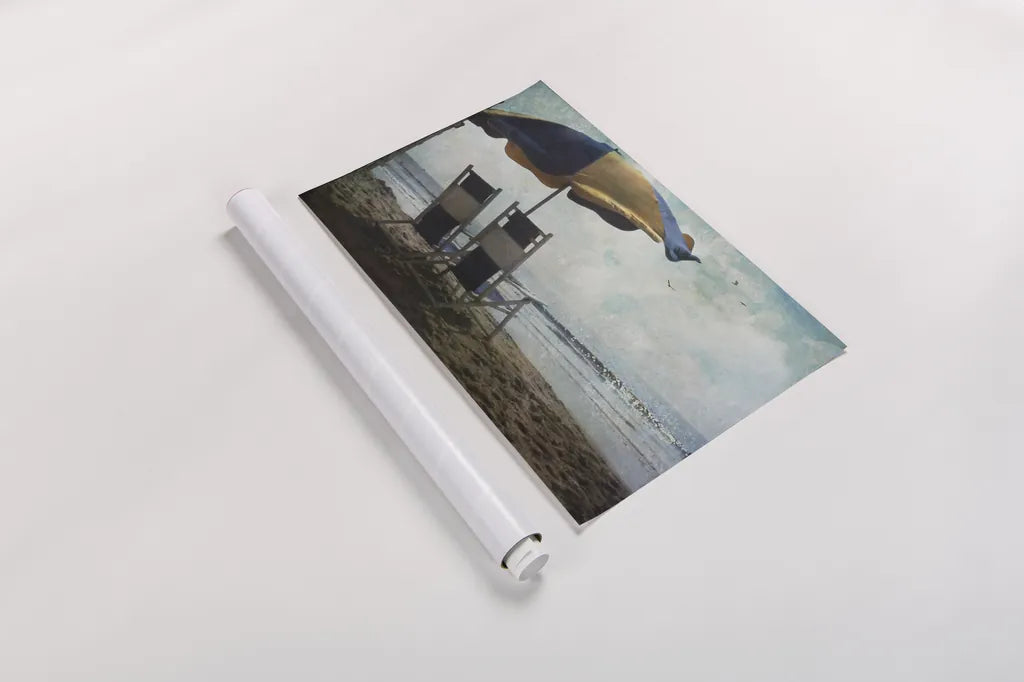 Sea For Two by Debra Van Swearingen. shown as a rolled paper print. Available as archival giclee rolled canvas, fine art paper, or poster print. SKU 47845i.