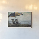 Sea For Two by Debra Van Swearingen. shown as a paper print in a white frame. Available as a archival giclee rolled canvas, fine art paper, or poster print. SKU 47845i.