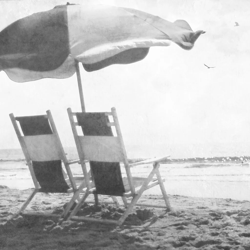 Sea For Two BW Crop by Debra Van Swearingen. SKU 77149a. Archival Giclee Fine art print for wall decor.