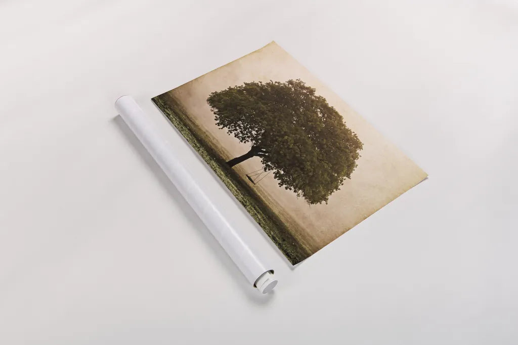 The Hopeful Oak by Debra Van Swearingen. shown as a rolled paper print. Available as archival giclee rolled canvas, fine art paper, or poster print. SKU 45741i.