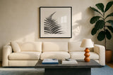 Truth Crop by Debra Van Swearingen. Displayed in a glass frame with matte in a clean modern living room. Available as an archival giclee rolled canvas, fine art paper, or poster print. SKU 5835a.