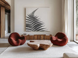 Truth Crop by Debra Van Swearingen. Shown as extra-large giant wall art in a modern living room. Available as an archival giclee rolled canvas, fine art paper, or poster print. SKU 5835a.