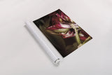 Tulip Detail II by Debra Van Swearingen. shown as a rolled paper print. Available as archival giclee rolled canvas, fine art paper, or poster print. SKU 84232h.