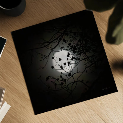 Vermont Blue Moon by Debra Van Swearingen. Shown as a detailed flat fine art print, highlighting archival giclee quality. Available as an archival giclee rolled canvas, fine art paper, or poster print. SKU 90962a.