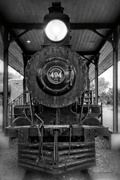 Vintage Train I BW by Debra Van Swearingen. SKU 88463h. Archival Giclee Fine art print for wall decor.