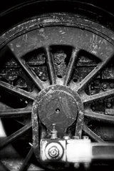 Vintage Train II BW by Debra Van Swearingen. SKU 88464h. Archival Giclee Fine art print for wall decor.