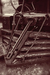 Vintage Train III Sepia by Debra Van Swearingen. SKU 88468h. Archival Giclee Fine art print for wall decor.