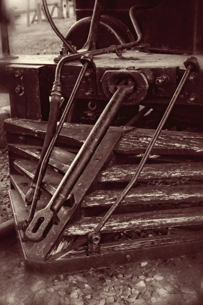 Vintage Train III Sepia by Debra Van Swearingen. SKU 88468h. Archival Giclee Fine art print for wall decor.