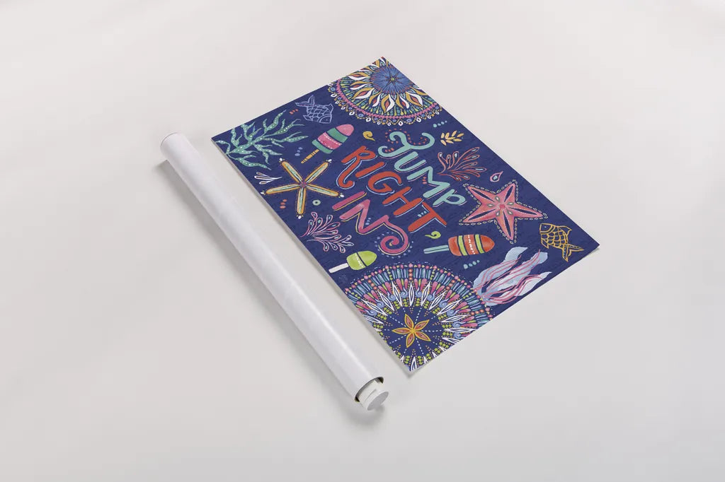 Along The Coast I by Dina June. shown as a rolled paper print. Available as archival giclee rolled canvas, fine art paper, or poster print. SKU 85295i.