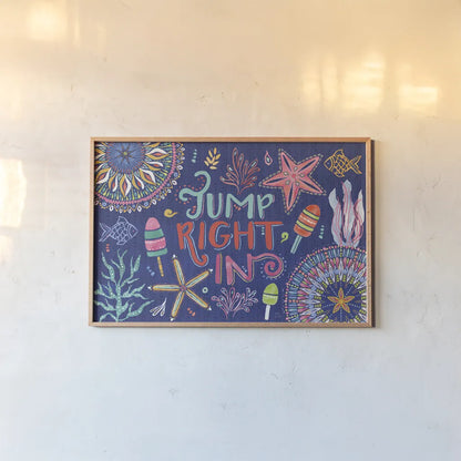 Along The Coast I by Dina June. shown as a paper print in a natural frame. Available as a archival giclee rolled canvas, fine art paper, or poster print. SKU 85295i.