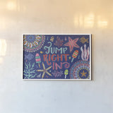 Along The Coast I by Dina June. shown as a paper print in a white frame. Available as a archival giclee rolled canvas, fine art paper, or poster print. SKU 85295i.