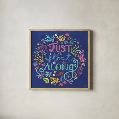 Along The Coast IX by Dina June. Shown in a natural wood glass frame for a timeless modern aesthetic. Available as an archival giclee rolled canvas, fine art paper, or poster print. SKU 85303a.