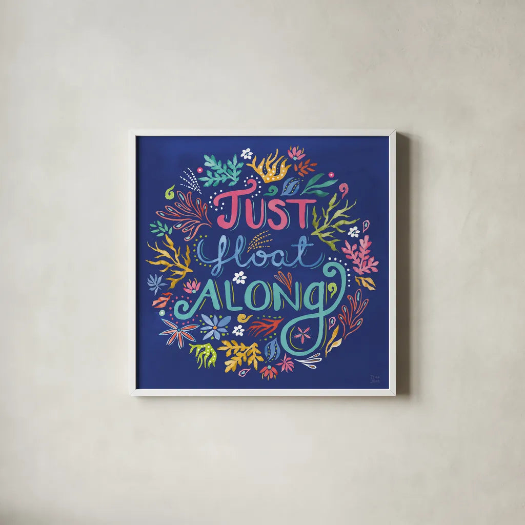 Along The Coast IX by Dina June. Shown in a crisp white glass frame for a clean and minimalist style. Available as an archival giclee rolled canvas, fine art paper, or poster print. SKU 85303a.