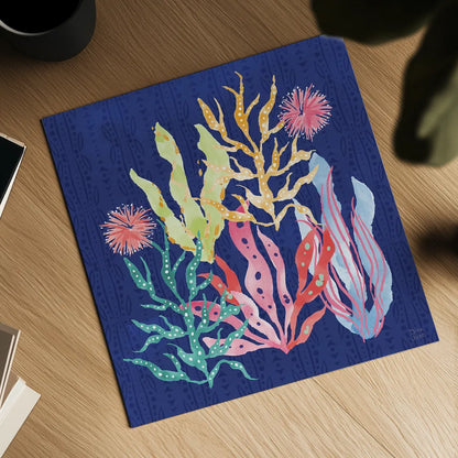 Along The Coast V by Dina June. Shown as a detailed flat fine art print, highlighting archival giclee quality. Available as an archival giclee rolled canvas, fine art paper, or poster print. SKU 85299a.