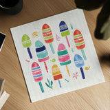 Along The Coast VI by Dina June. Shown as a detailed flat fine art print, highlighting archival giclee quality. Available as an archival giclee rolled canvas, fine art paper, or poster print. SKU 85300a.