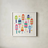 Along The Coast VI by Dina June. Shown in a crisp white glass frame for a clean and minimalist style. Available as an archival giclee rolled canvas, fine art paper, or poster print. SKU 85300a.
