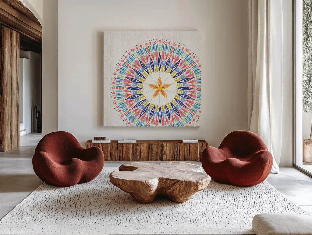 Along The Coast XI by Dina June. Shown as extra-large giant wall art in a modern living room. Available as an archival giclee rolled canvas, fine art paper, or poster print. SKU 85305a.