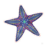 Along the Coast Starfish I by Dina June. SKU 86006a. Archival Giclee Fine art print for wall decor.