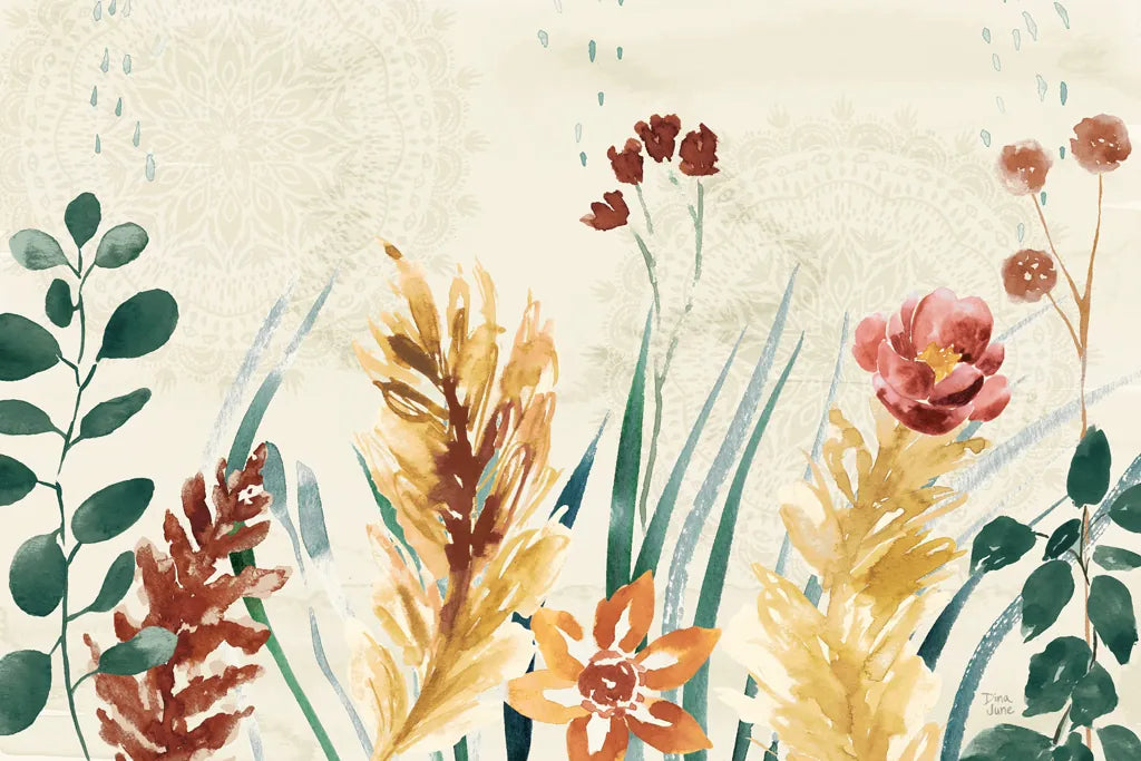 Autumnal Garden I by Dina June. SKU 81113i. Archival Giclee Fine art print for wall decor.