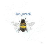 Bee Harmony VI White by Dina June. SKU 66090a. Archival Giclee Fine art print for wall decor.