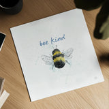 Bee Harmony VII White by Dina June. Shown as a detailed flat fine art print, highlighting archival giclee quality. Available as an archival giclee rolled canvas, fine art paper, or poster print. SKU 66091a.