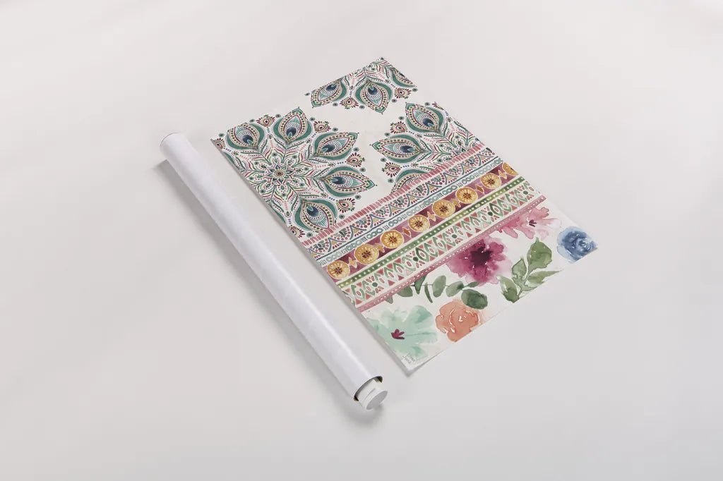 Bohemian Vibes I by Dina June. shown as a rolled paper print. Available as archival giclee rolled canvas, fine art paper, or poster print. SKU 60777i.