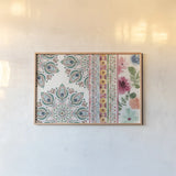 Bohemian Vibes I by Dina June. shown as a paper print in a natural frame. Available as a archival giclee rolled canvas, fine art paper, or poster print. SKU 60777i.