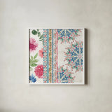 Bohemian Vibes III by Dina June. Shown in a crisp white glass frame for a clean and minimalist style. Available as an archival giclee rolled canvas, fine art paper, or poster print. SKU 60779a.