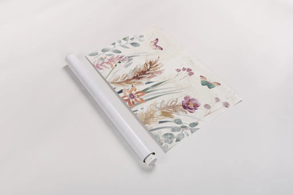 Boho Garden I by Dina June. shown as a rolled paper print. Available as archival giclee rolled canvas, fine art paper, or poster print. SKU 77238i.