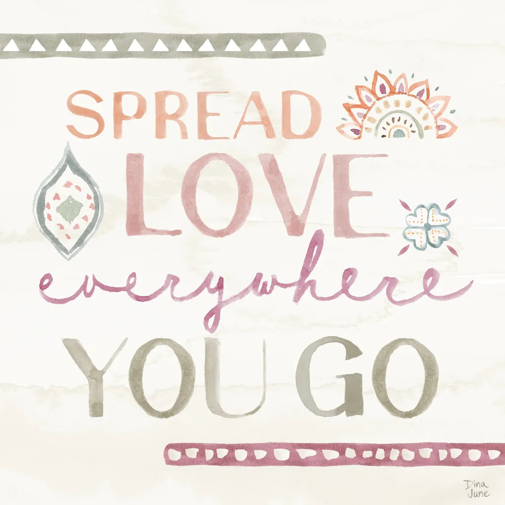 Boho Garden IV by Dina June. SKU 77241a. Archival Giclee Fine art print for wall decor.