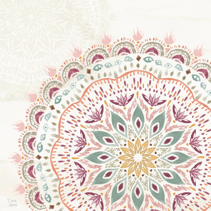 Boho Garden IX by Dina June. SKU 77246a. Archival Giclee Fine art print for wall decor.
