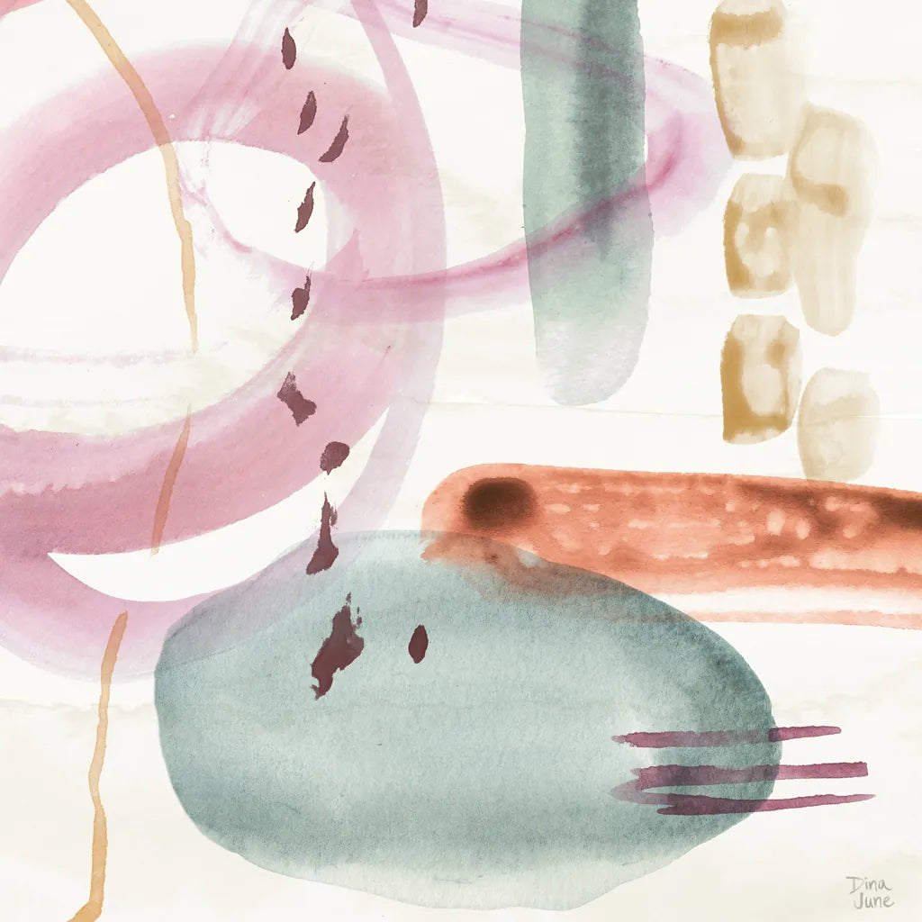 Boho Garden X by Dina June. SKU 77247a. Archival Giclee Fine art print for wall decor.