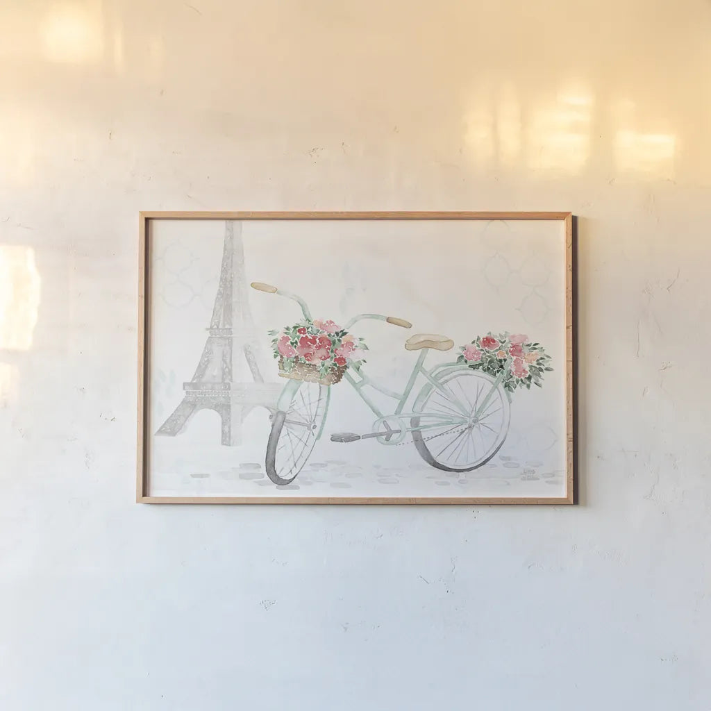 Boho Ride I No Words by Dina June. shown as a paper print in a natural frame. Available as a archival giclee rolled canvas, fine art paper, or poster print. SKU 58440i.