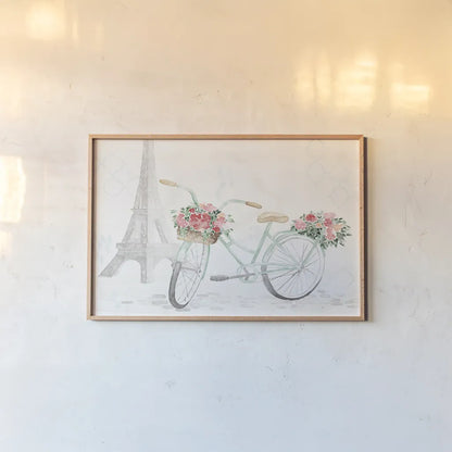 Boho Ride I No Words by Dina June. shown as a paper print in a natural frame. Available as a archival giclee rolled canvas, fine art paper, or poster print. SKU 58440i.