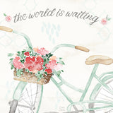 Boho Ride III no Eiffel Tower by Dina June. SKU 56761a. Archival Giclee Fine art print for wall decor.