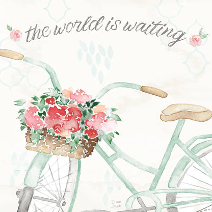 Boho Ride III no Eiffel Tower by Dina June. SKU 56761a. Archival Giclee Fine art print for wall decor.