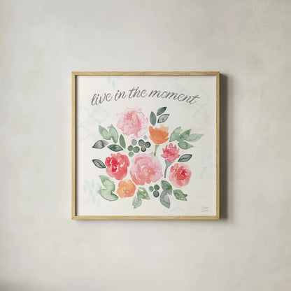 Boho Ride IV by Dina June. Shown in a natural wood glass frame for a timeless modern aesthetic. Available as an archival giclee rolled canvas, fine art paper, or poster print. SKU 56212a.