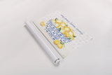 Citron Traditions I by Dina June. shown as a rolled paper print. Available as archival giclee rolled canvas, fine art paper, or poster print. SKU 76691i.