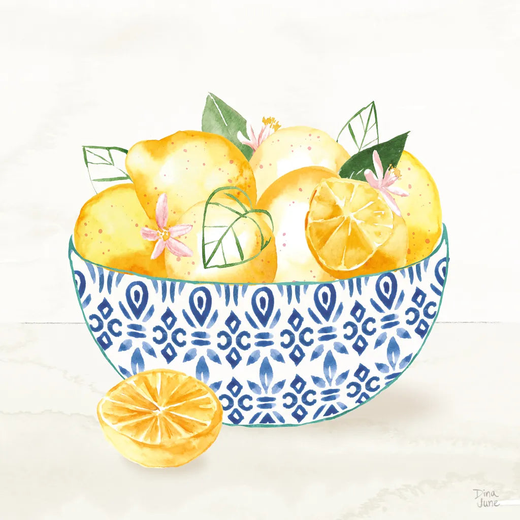 Citron Traditions II by Dina June. SKU 76692a. Archival Giclee Fine art print for wall decor.