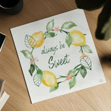 Citron Traditions VI by Dina June. Shown as a detailed flat fine art print, highlighting archival giclee quality. Available as an archival giclee rolled canvas, fine art paper, or poster print. SKU 76696a.