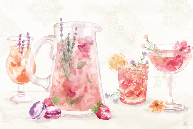 Classy Cocktails I by Dina June. SKU 69234i. Archival Giclee Fine art print for wall decor.