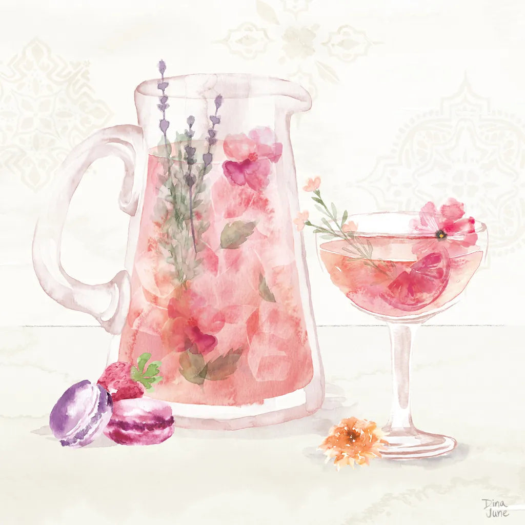 Classy Cocktails IV by Dina June. SKU 69237a. Archival Giclee Fine art print for wall decor.