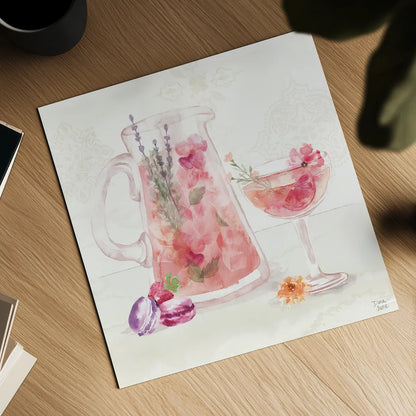 Classy Cocktails IV by Dina June. Shown as a detailed flat fine art print, highlighting archival giclee quality. Available as an archival giclee rolled canvas, fine art paper, or poster print. SKU 69237a.