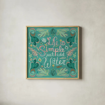 Coastline VII by Dina June. Shown in a natural wood glass frame for a timeless modern aesthetic. Available as an archival giclee rolled canvas, fine art paper, or poster print. SKU 94501a.