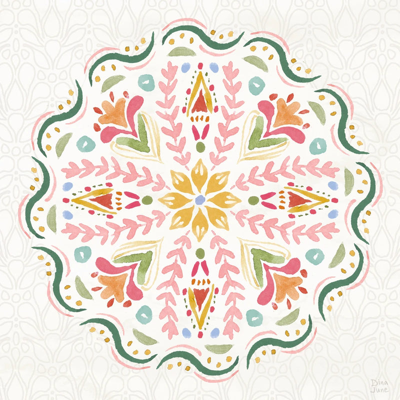 Feathered and Floral V by Dina June