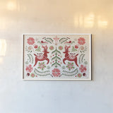 Festive Season I by Dina June. shown as a paper print in a white frame. Available as a archival giclee rolled canvas, fine art paper, or poster print. SKU 81537i.