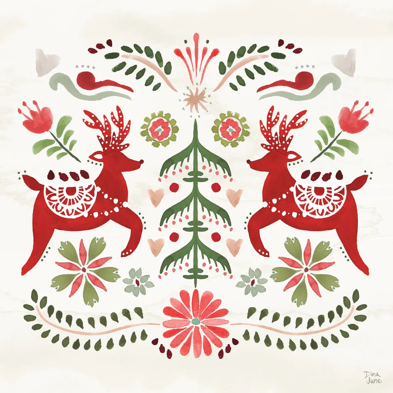 Festive Season II by Dina June. SKU 81538a. Archival Giclee Fine art print for wall decor.