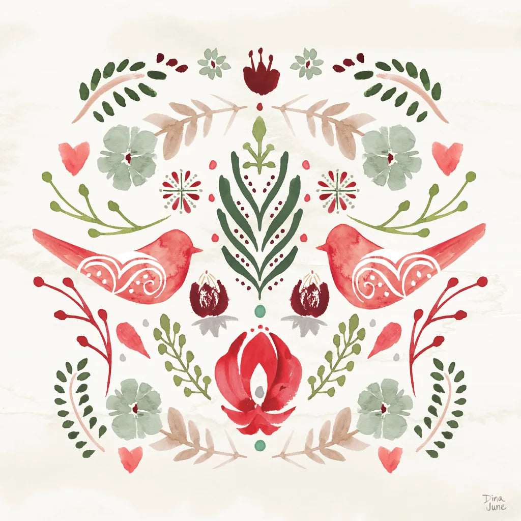 Festive Season III by Dina June. SKU 81539a. Archival Giclee Fine art print for wall decor.